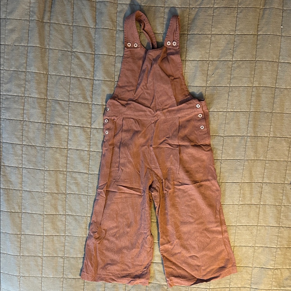 Zara Kids Linen Overalls